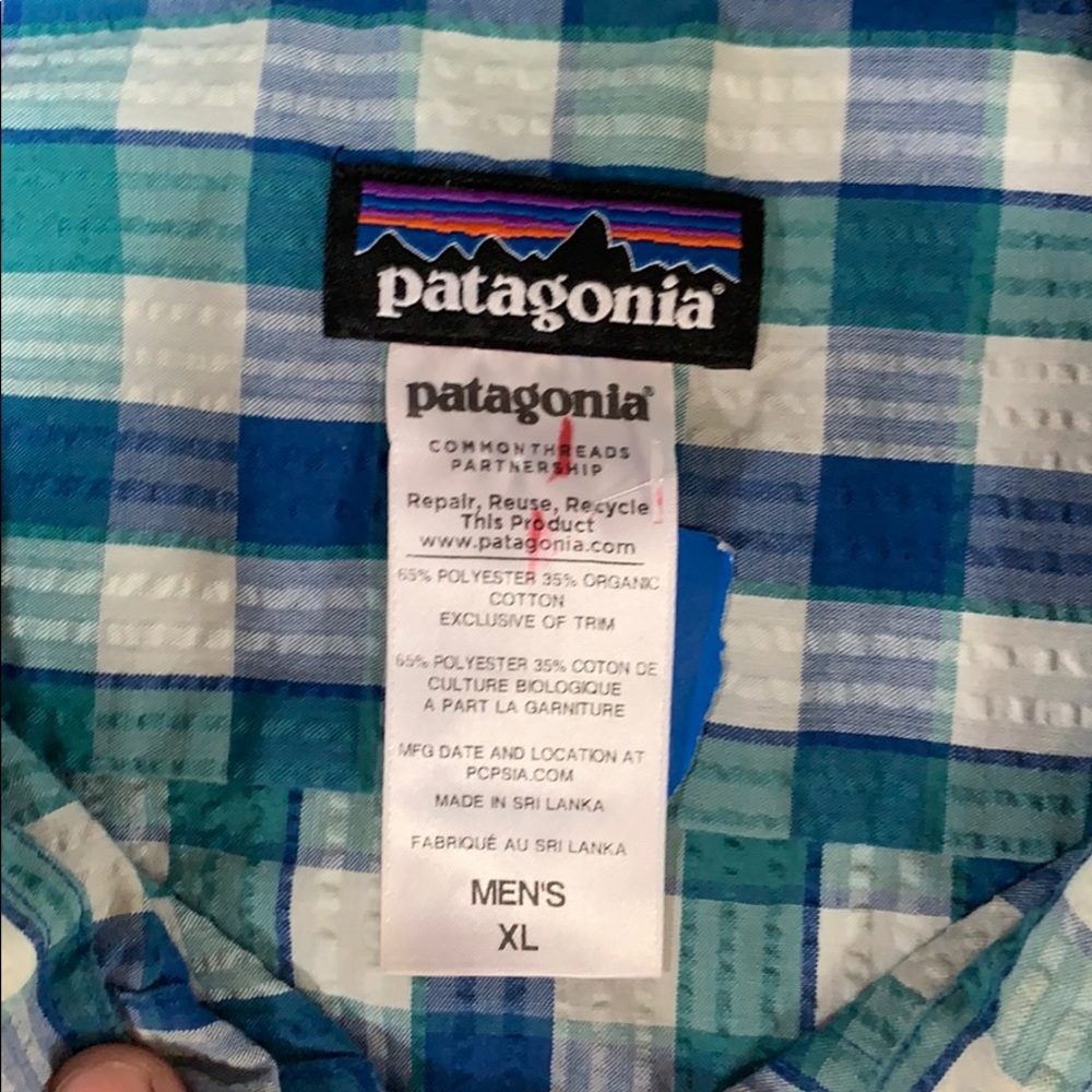 Men’s XL Patagonia Button down shirt